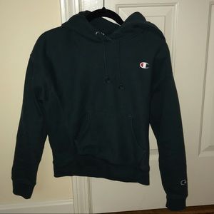 Green Champion Hoodie Sweatshirt